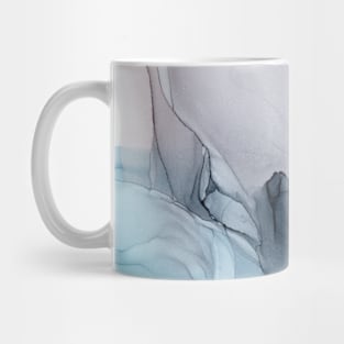 Blue Seas Mauve Sand Abstract Painting 1 Mug